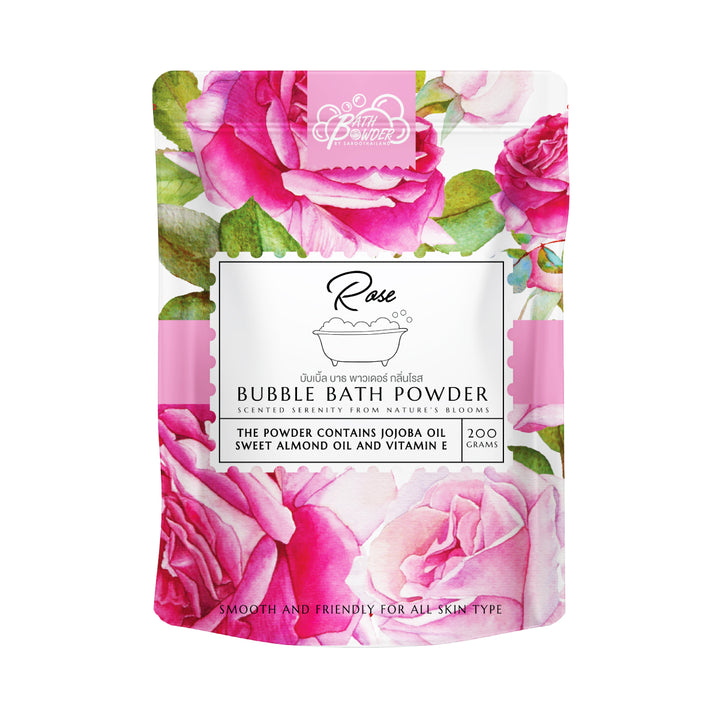 Bubble Bath Powder - 200g - Rose
