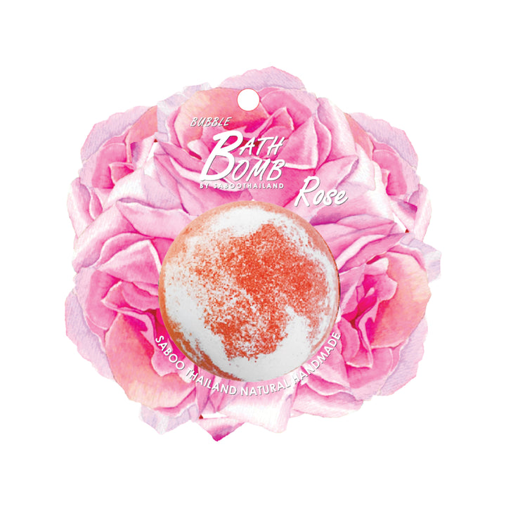 Bubble Bath Bomb - Flower Package - 150g - Rose
