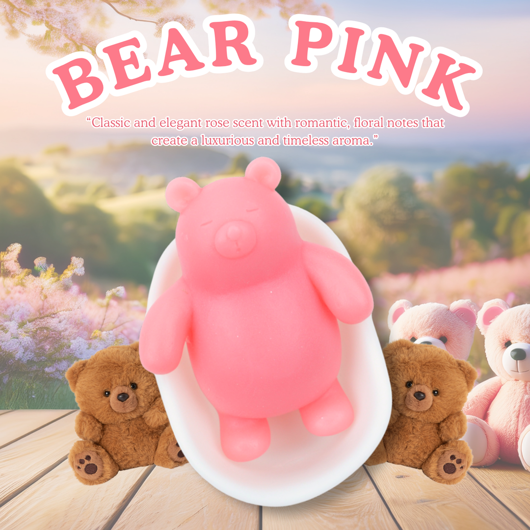 Natural Fancy Soap - 100g - Bear Pink