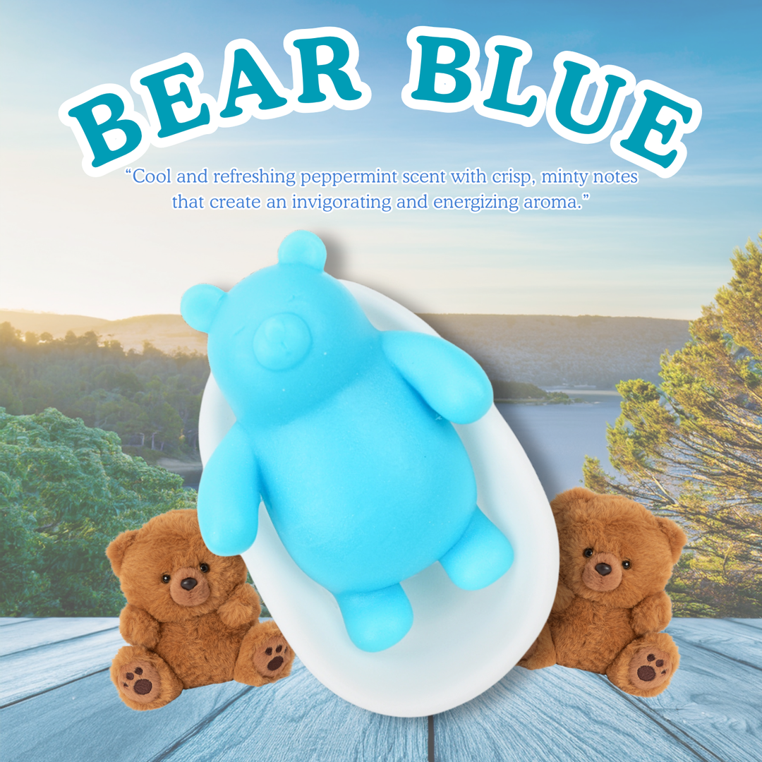 Natural Fancy Soap - 100g - Bear Blue