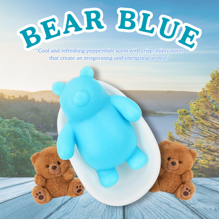 Natural Fancy Soap - 100g - Bear Blue