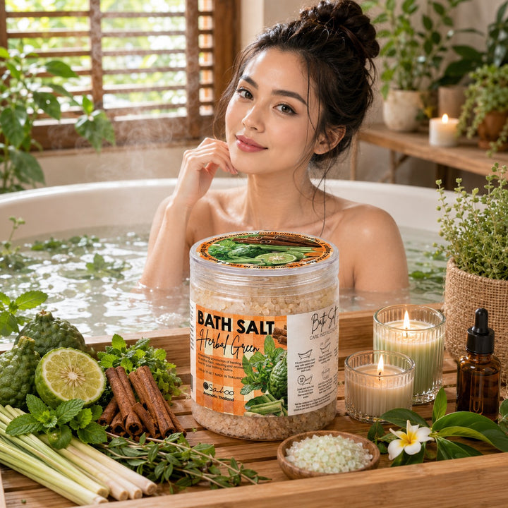 BATH SALT 600g - Herbal Green