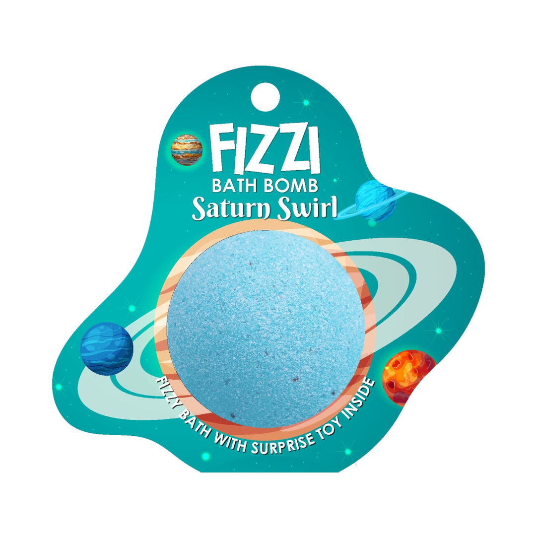 Fizzy Bath Bomb - Solar System Package - 100g - Saturn Swirl