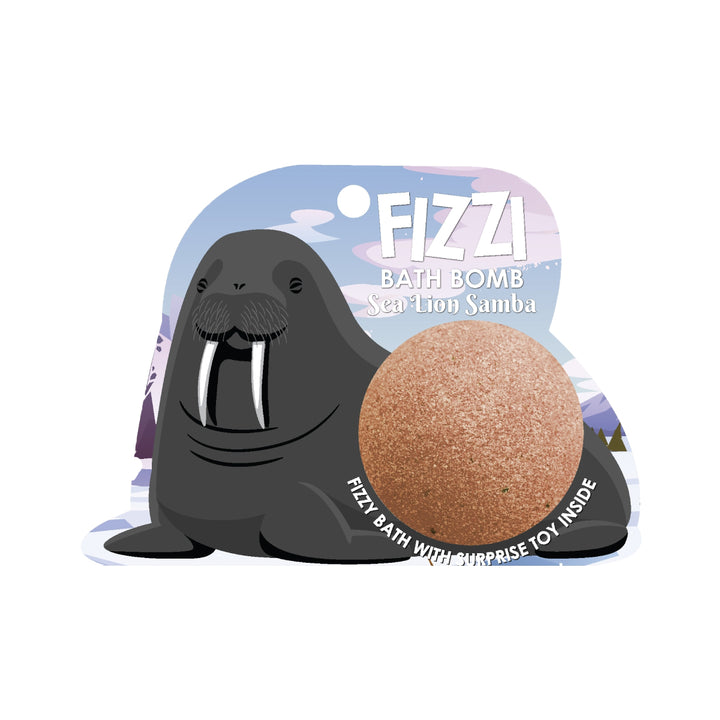 Fizzy Bath Bomb - Sea Animal Package - 100g - Sea Lion