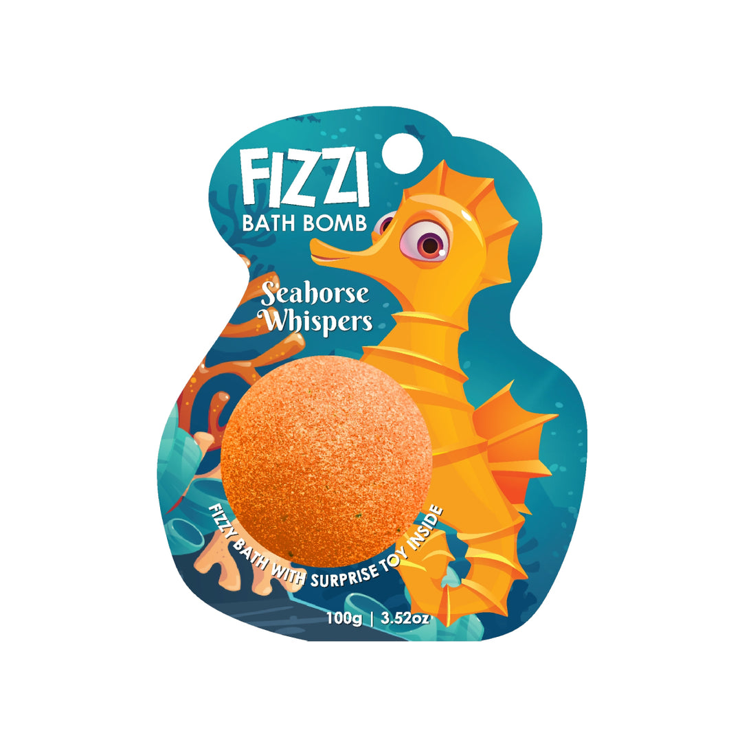 Fizzy Bath Bomb - Sea Animal Package - 100g - Seahorse Whisper