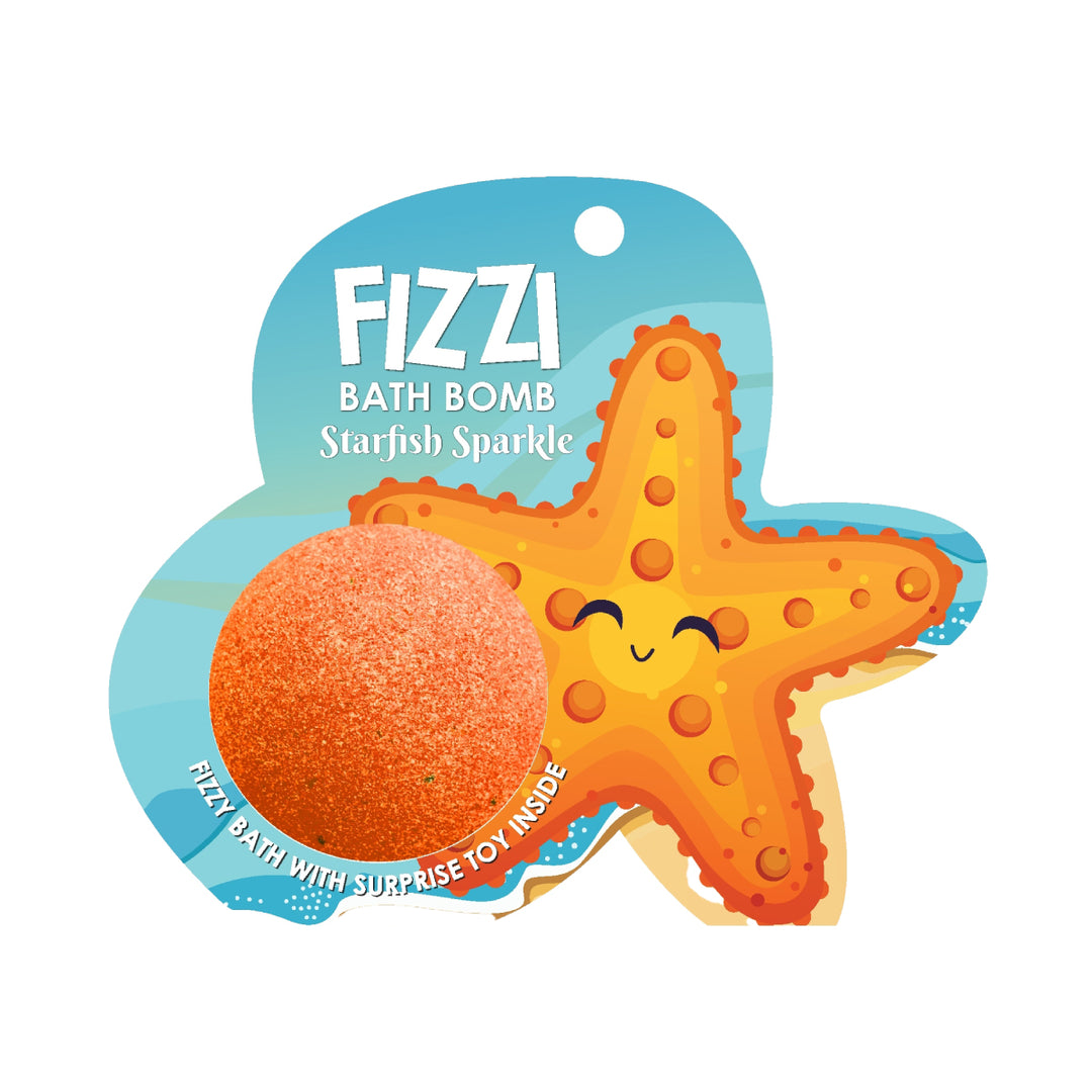Fizzy Bath Bomb - Sea Animal Package - 100g - Starfish Sizzle