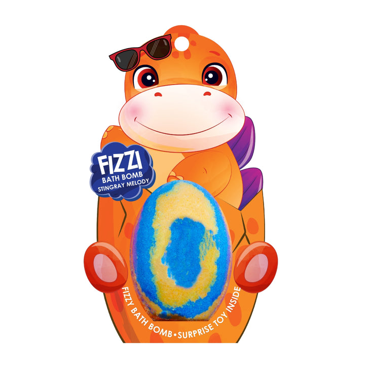 Fizzy Bath Bomb - Dinosaur Package - 180g - Stingray Melody