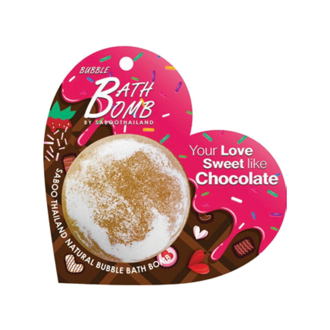 Bubble Bath Bomb - Valentine Package - 150g - Chocolate