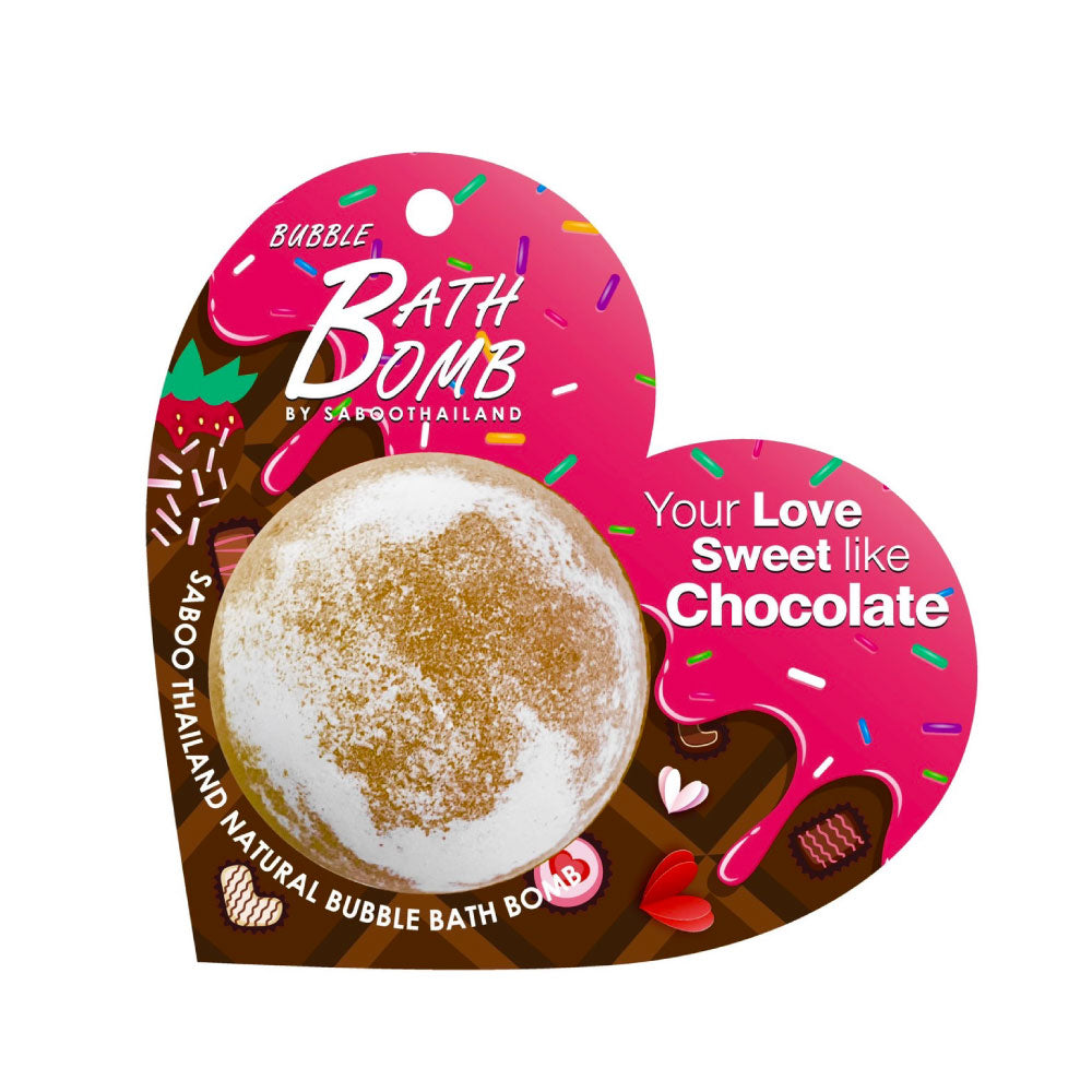 Bubble Bath Bomb - Valentine Package - 150g - Chocolate