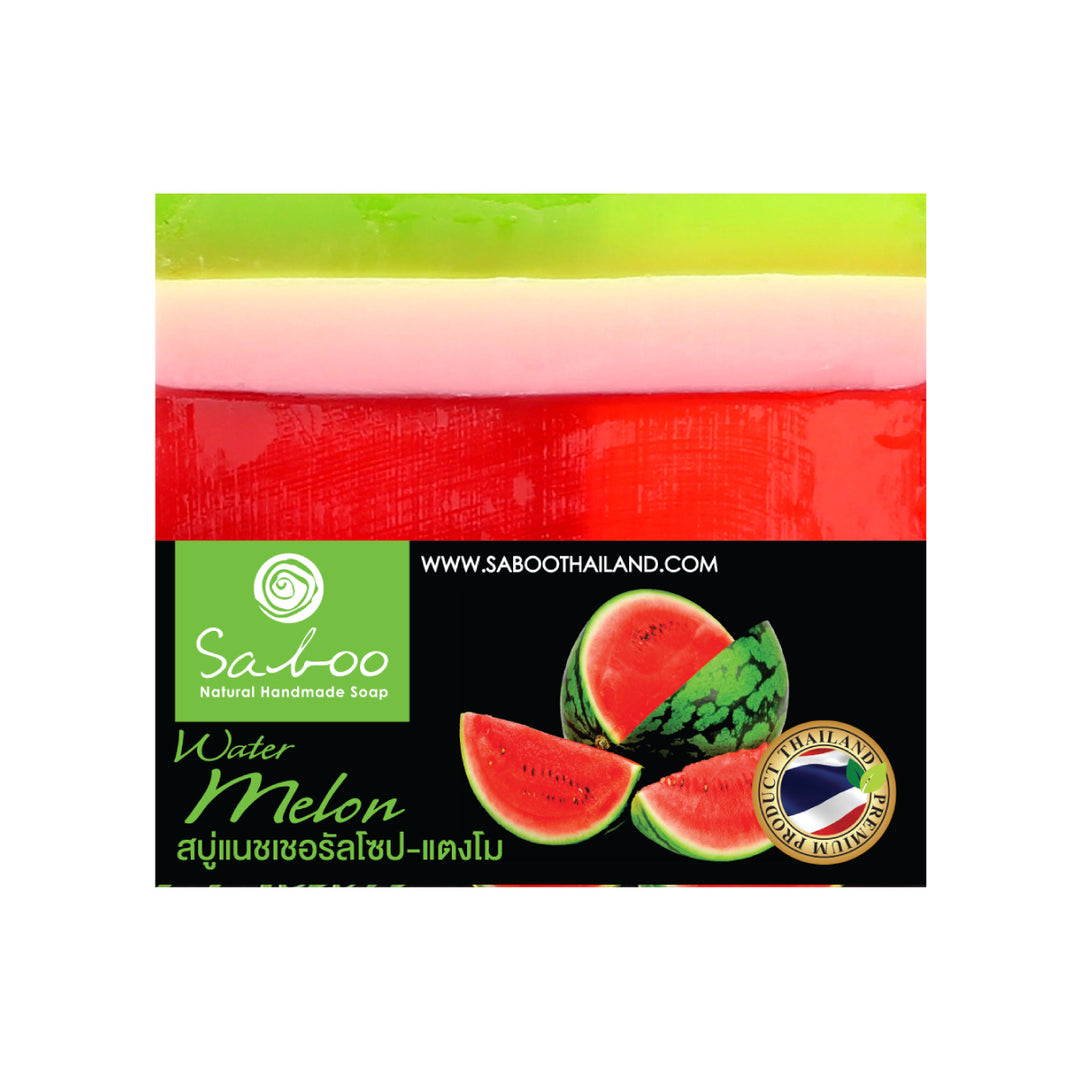Natural Soap - Square Shape - 100g - Watermelon